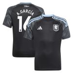 aston villa adidas away shirt 2025-26 – kids with a.garcía 16 printing Collection | Aston Villa Football Kits and Shirts