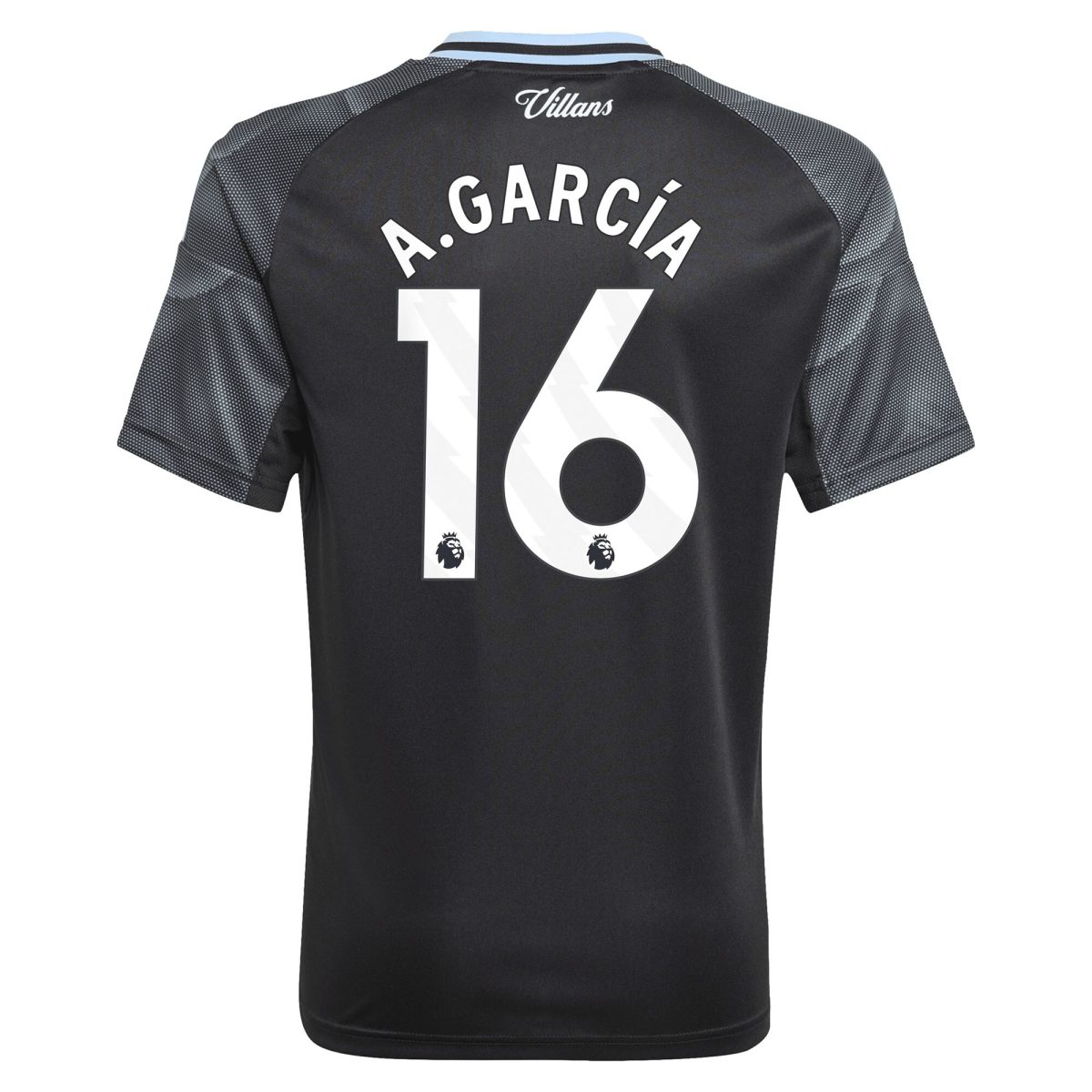aston villa adidas away shirt 2025-26 – kids with a.garcía 16 printing Collection | Aston Villa Football Kits and Shirts