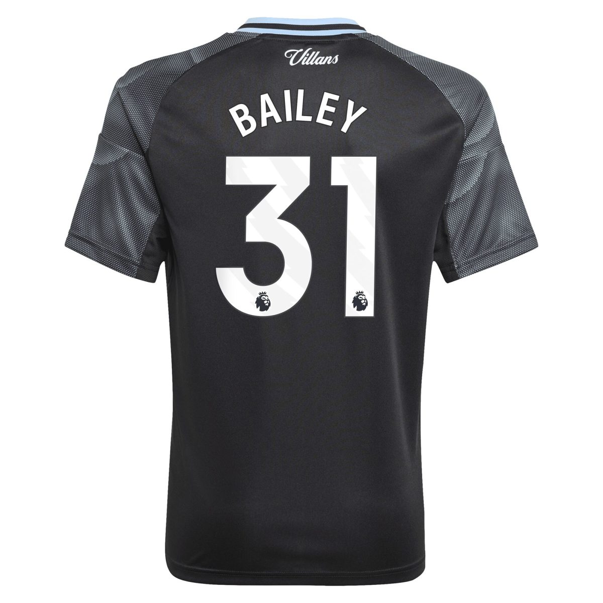 aston villa adidas away shirt 2025-26 – kids with bailey 31 printing Collection | Aston Villa Football Kits and Shirts