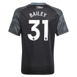 aston villa adidas away shirt 2025-26 – kids with bailey 31 printing Collection | Aston Villa Football Kits and Shirts
