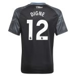aston villa adidas away shirt 2025-26 – kids with digne 12 printing Collection | Aston Villa Football Kits and Shirts