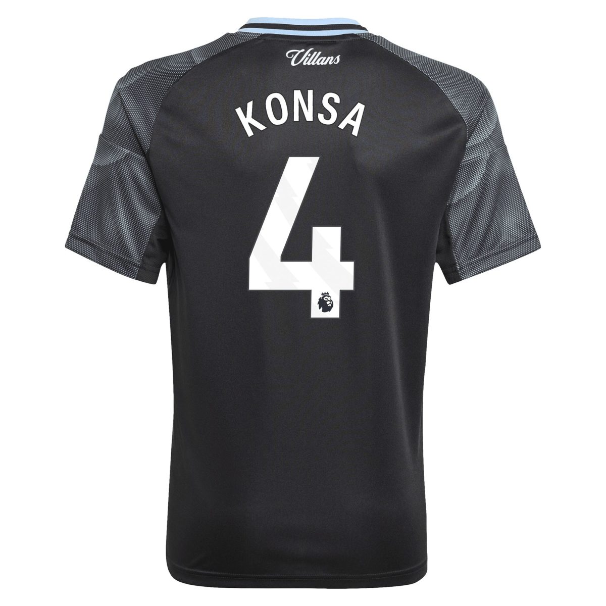 aston villa adidas away shirt 2025-26 – kids with konsa 4 printing Collection | Aston Villa Football Kits and Shirts