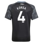 aston villa adidas away shirt 2025-26 – kids with konsa 4 printing Collection | Aston Villa Football Kits and Shirts