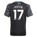 aston villa adidas away shirt 2025-26 – kids with malen 17 printing Collection | Aston Villa Football Kits and Shirts