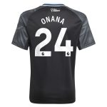 aston villa adidas away shirt 2025-26 – kids with onana 24 printing Collection | Aston Villa Football Kits and Shirts
