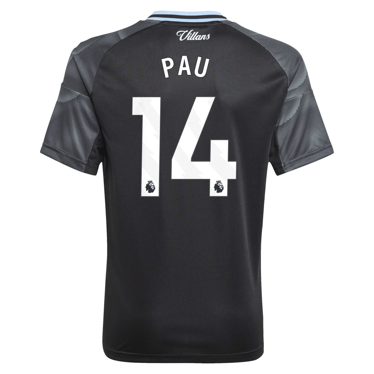 aston villa adidas away shirt 2025-26 – kids with pau 14 printing Collection | Aston Villa Football Kits and Shirts