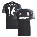 aston villa adidas away shirt 2025-26 with a.garcía 16 printing Collection | Aston Villa Football Kits and Shirts