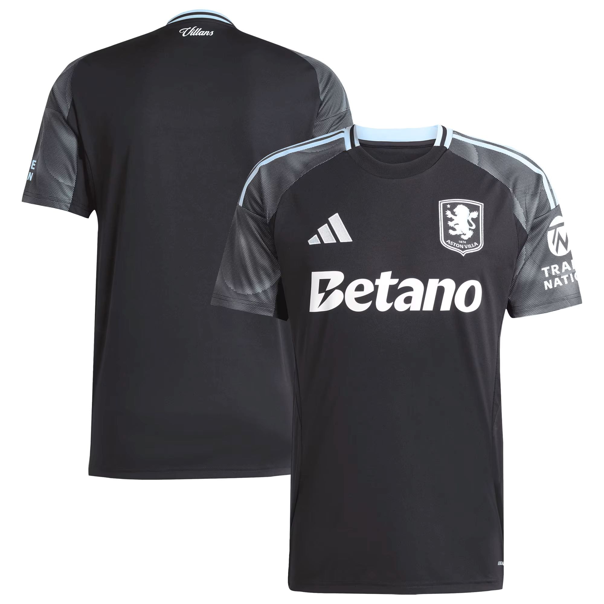 aston villa adidas away shirt 2025-26 with custom printing Collection | Aston Villa Football Kits and Shirts