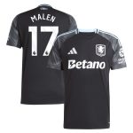 aston villa adidas away shirt 2025-26 with malen 17 printing Collection | Aston Villa Football Kits and Shirts