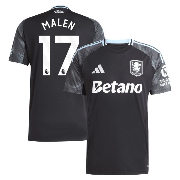 aston villa adidas away shirt 2025-26 with malen 17 printing Collection | Aston Villa Football Kits and Shirts