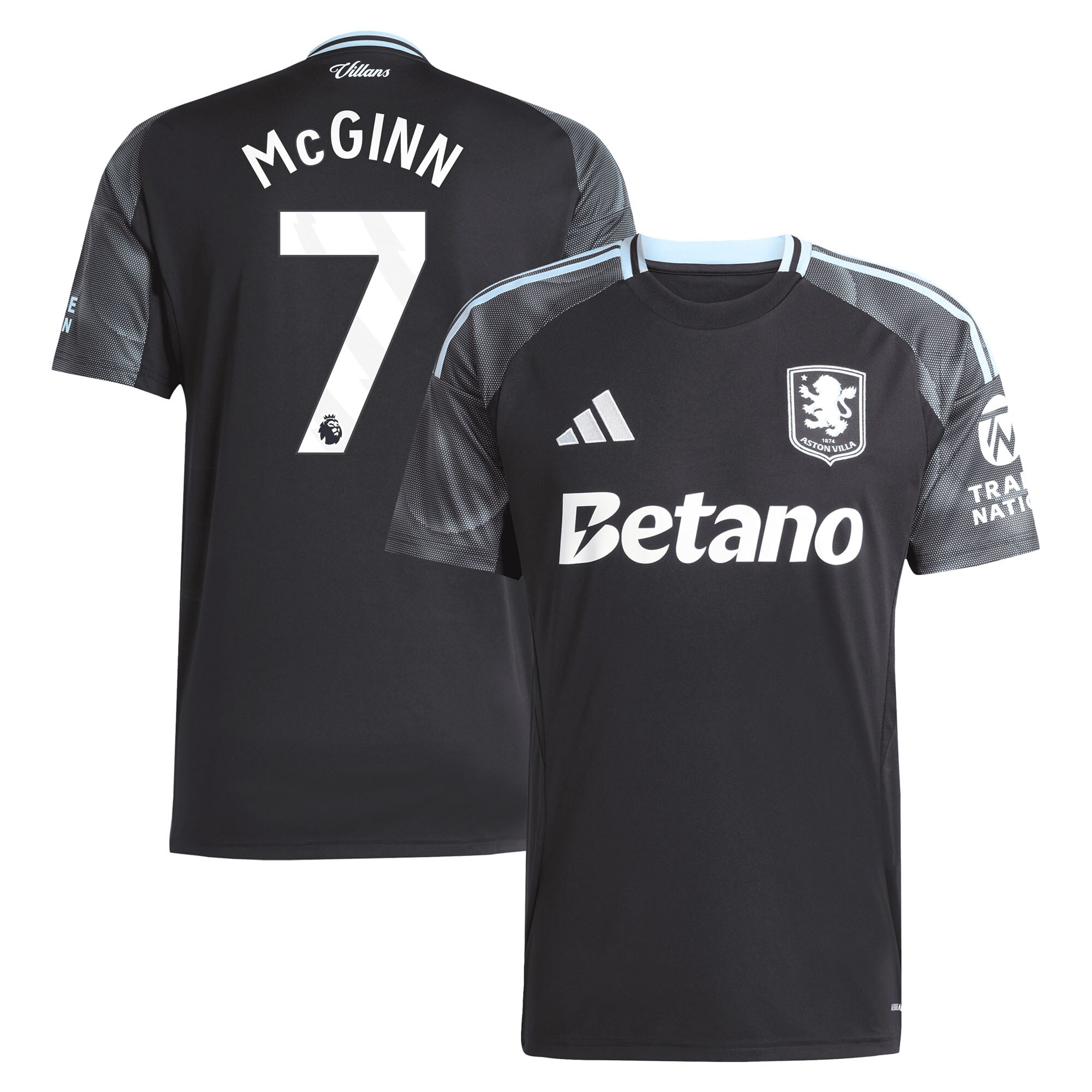aston villa adidas away shirt 2025-26 with mcginn 7 printing Collection | Aston Villa Football Kits and Shirts