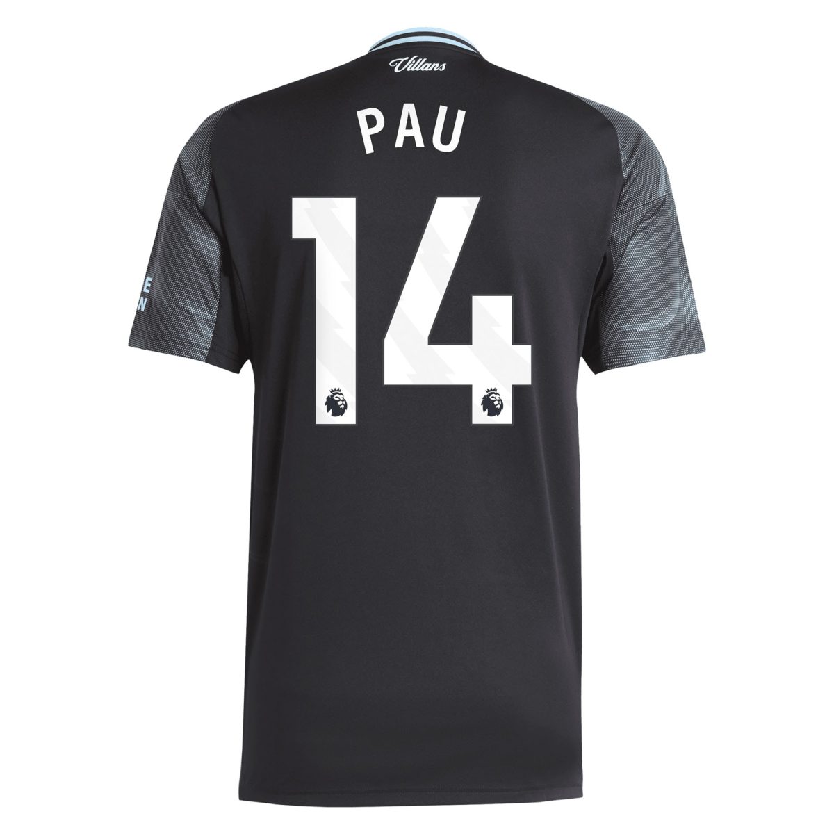 aston villa adidas away shirt 2025-26 with pau 14 printing Collection | Aston Villa Football Kits and Shirts