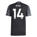 aston villa adidas away shirt 2025-26 with pau 14 printing Collection | Aston Villa Football Kits and Shirts