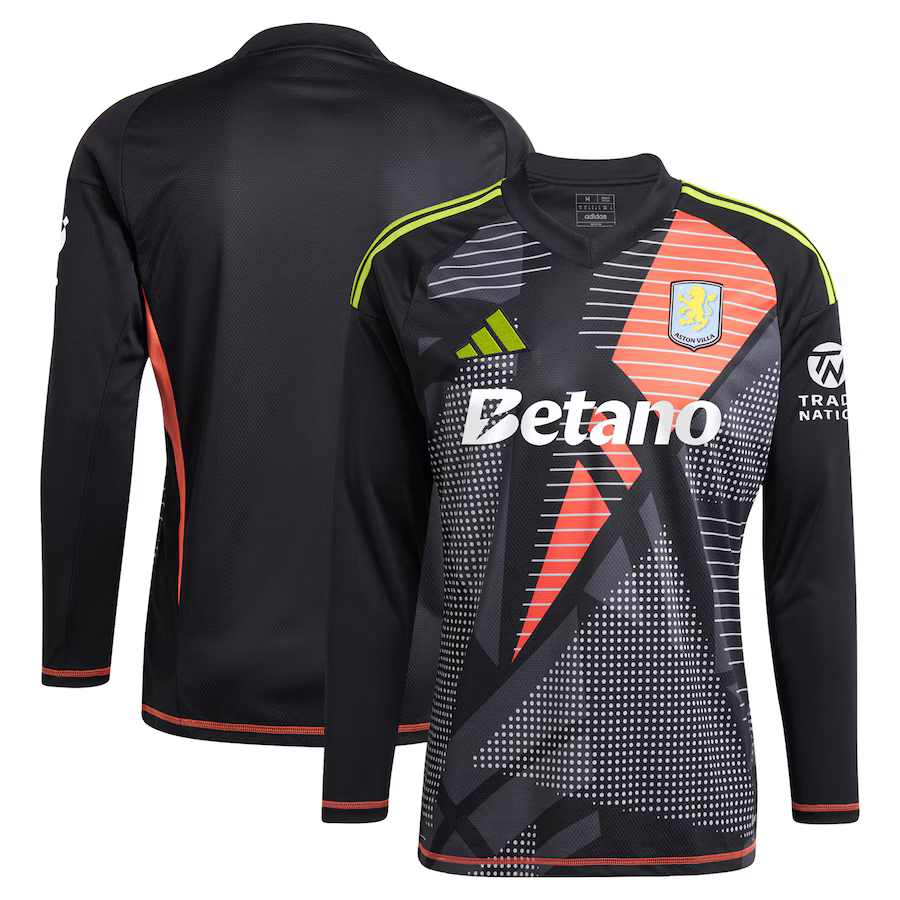 aston villa adidas goalkeeper shirt 2024-25 – long sleeve – 201964001 with custom printing Collection | Aston Villa Football Kits and Shirts