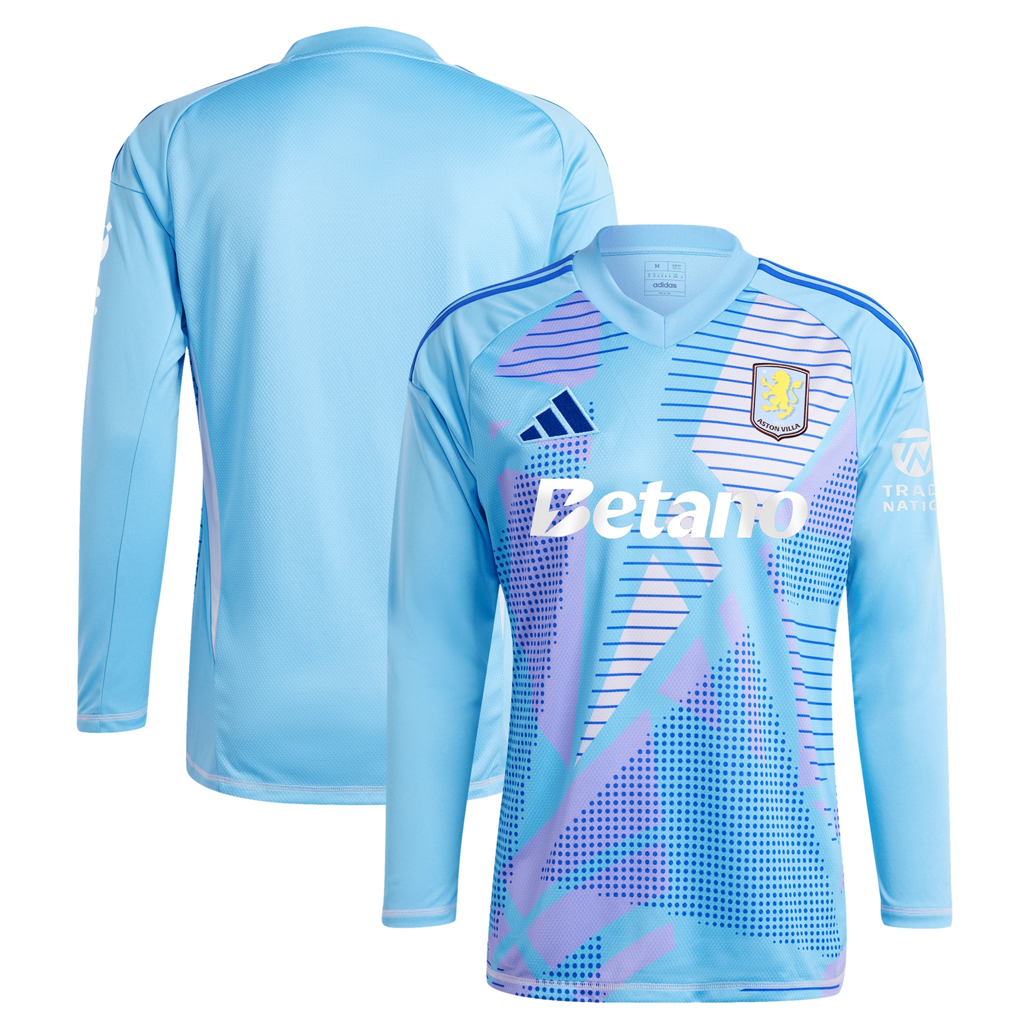 aston villa adidas goalkeeper shirt 2024-25 – long sleeve – 201964005 with custom printing Collection | Aston Villa Football Kits and Shirts