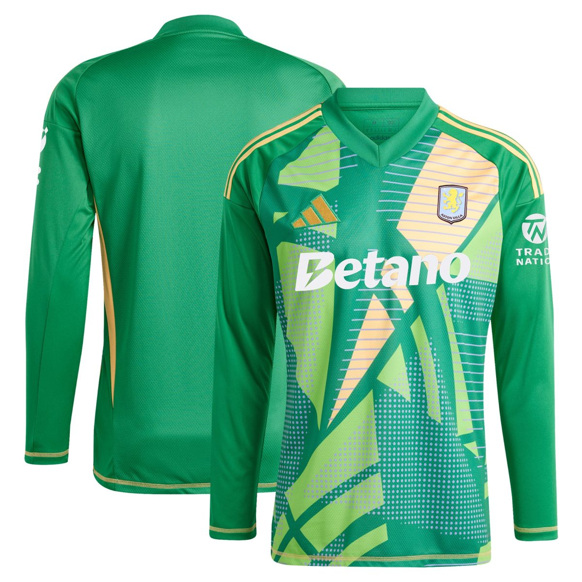 aston villa adidas goalkeeper shirt 2024-25 – long sleeve – 201964009 with custom printing Collection | Aston Villa Football Kits and Shirts