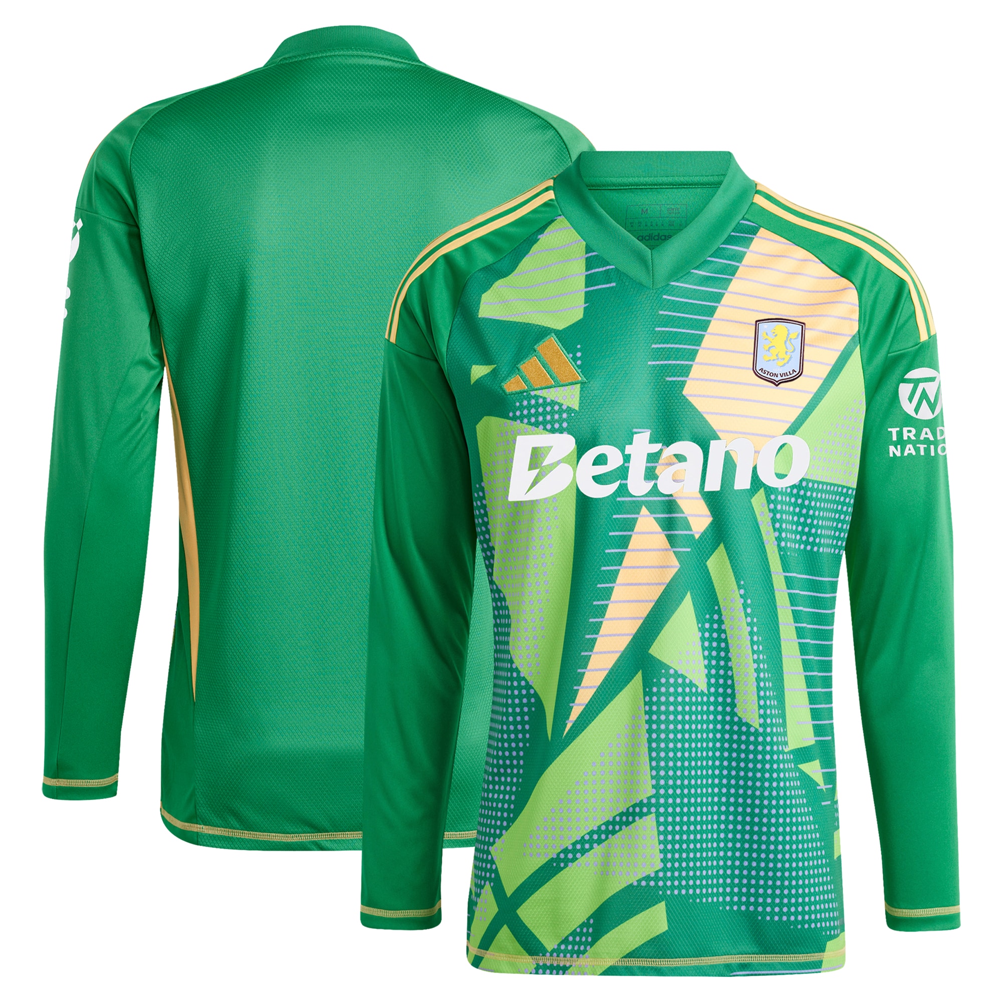 aston villa adidas goalkeeper shirt 2024-25 – long sleeve – 201964009 with custom printing Collection | Aston Villa Football Kits and Shirts