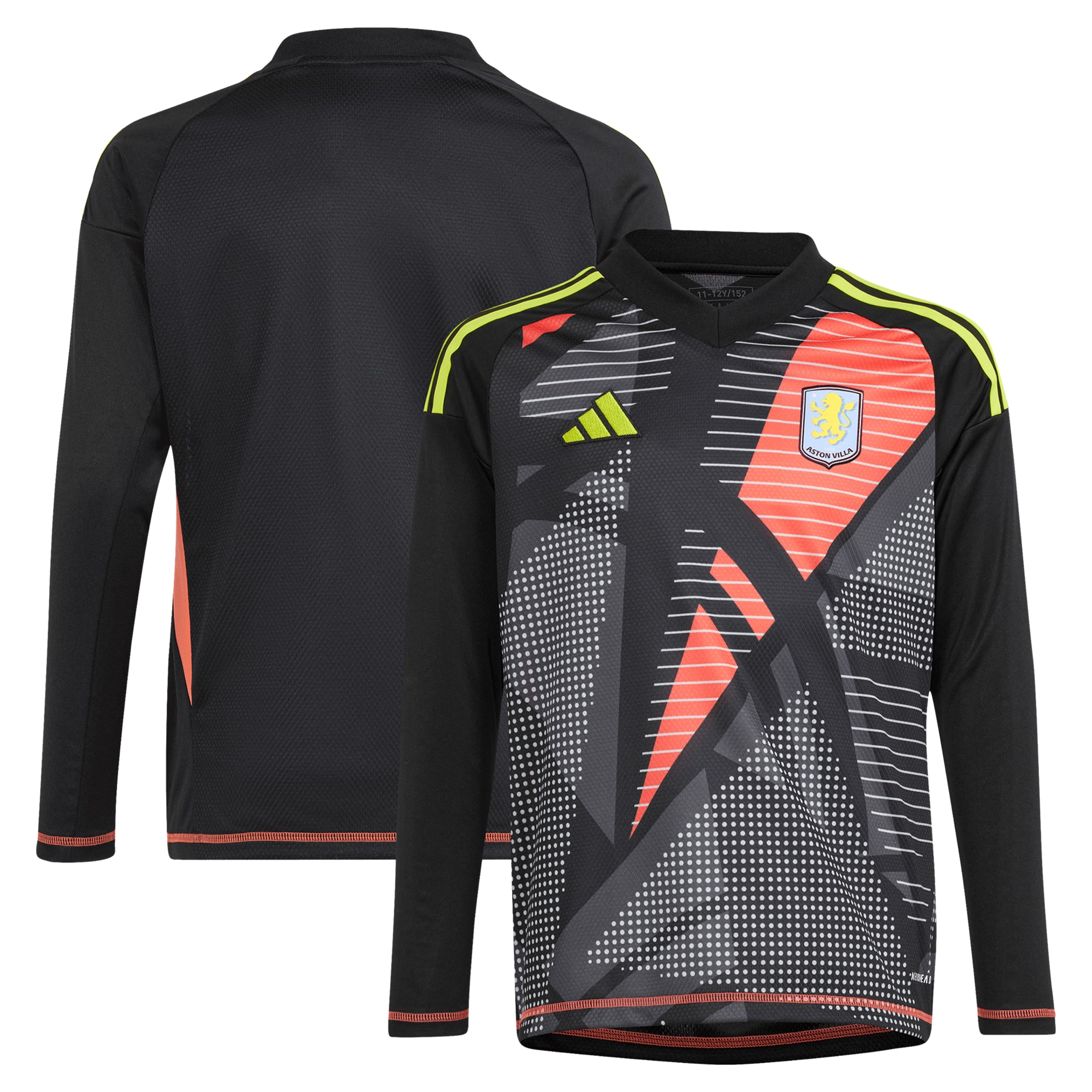 aston villa adidas goalkeeper shirt 2024-25 – long sleeve – kids – 201964003 with custom printing Collection | Aston Villa Football Kits and Shirts