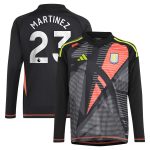 aston villa adidas goalkeeper shirt 2024-25 – long sleeve – kids with martinez 23 printing – 202029325 Collection | Aston Villa Football Kits and Shirts