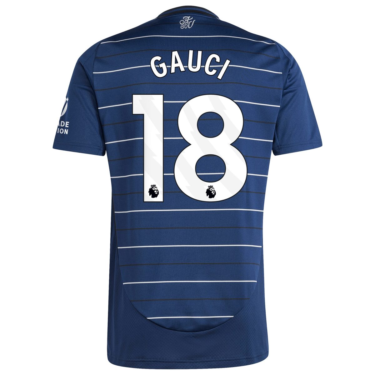 aston villa adidas goalkeeper shirt 2024-25 – long sleeve with gauci 18 printing – 202030972 Collection | Aston Villa Football Kits and Shirts