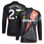 aston villa adidas goalkeeper shirt 2024-25 – long sleeve with martinez 23 printing – 202028938 Collection | Aston Villa Football Kits and Shirts