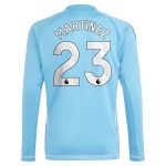 aston villa adidas goalkeeper shirt 2024-25 – long sleeve with martinez 23 printing – 202030980 Collection | Aston Villa Football Kits and Shirts