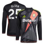 aston villa adidas goalkeeper shirt 2024-25 – long sleeve with olsen 25 printing – 202028939 Collection | Aston Villa Football Kits and Shirts