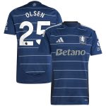 aston villa adidas goalkeeper shirt 2024-25 – long sleeve with olsen 25 printing – 202030975 Collection | Aston Villa Football Kits and Shirts