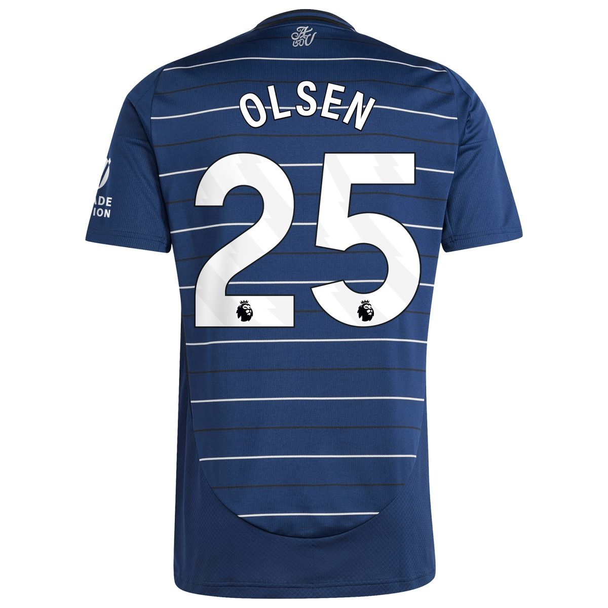 aston villa adidas goalkeeper shirt 2024-25 – long sleeve with olsen 25 printing – 202030975 Collection | Aston Villa Football Kits and Shirts