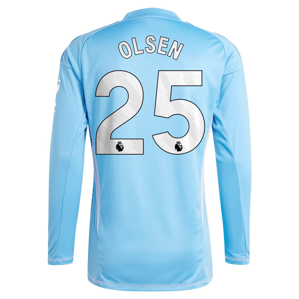 aston villa adidas goalkeeper shirt 2024-25 – long sleeve with olsen 25 printing – 202030976 Collection | Aston Villa Football Kits and Shirts