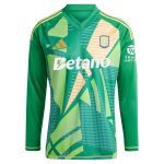 aston villa adidas goalkeeper shirt 2024-25 – long sleeve with olsen 25 printing Collection | Aston Villa Football Kits and Shirts
