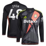 aston villa adidas goalkeeper shirt 2024-25 – long sleeve with zych 48 printing – 202153090 Collection | Aston Villa Football Kits and Shirts