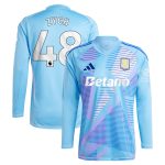 aston villa adidas goalkeeper shirt 2024-25 – long sleeve with zych 48 printing – 202153092 Collection | Aston Villa Football Kits and Shirts
