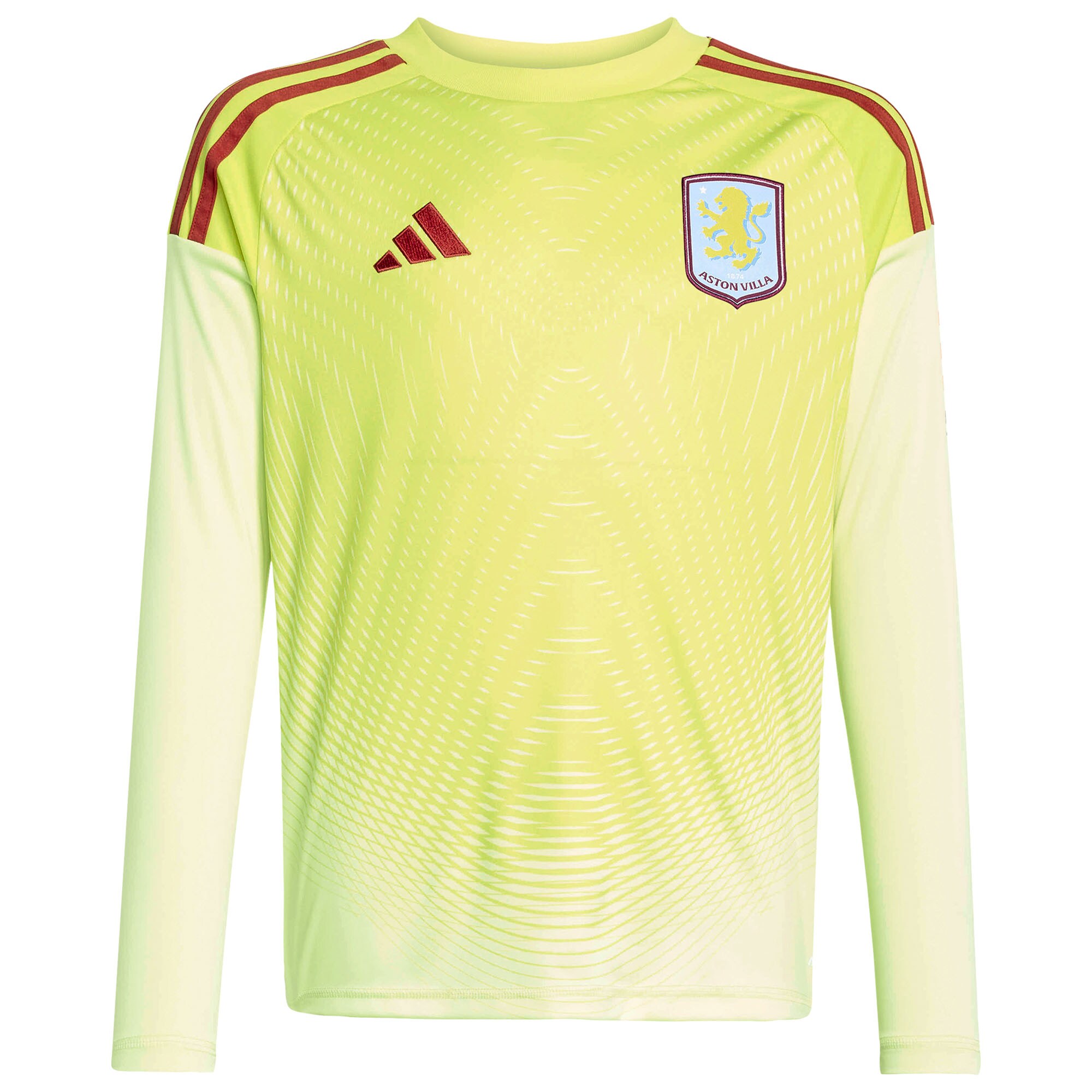 aston villa adidas goalkeeper shirt 2025-26 – long sleeve – kids with custom printing Collection | Aston Villa Football Kits and Shirts