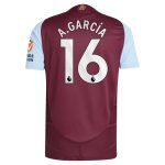 aston villa adidas home authentic shirt 2024-25 with a.garcía 16 printing Collection | Aston Villa Football Kits and Shirts