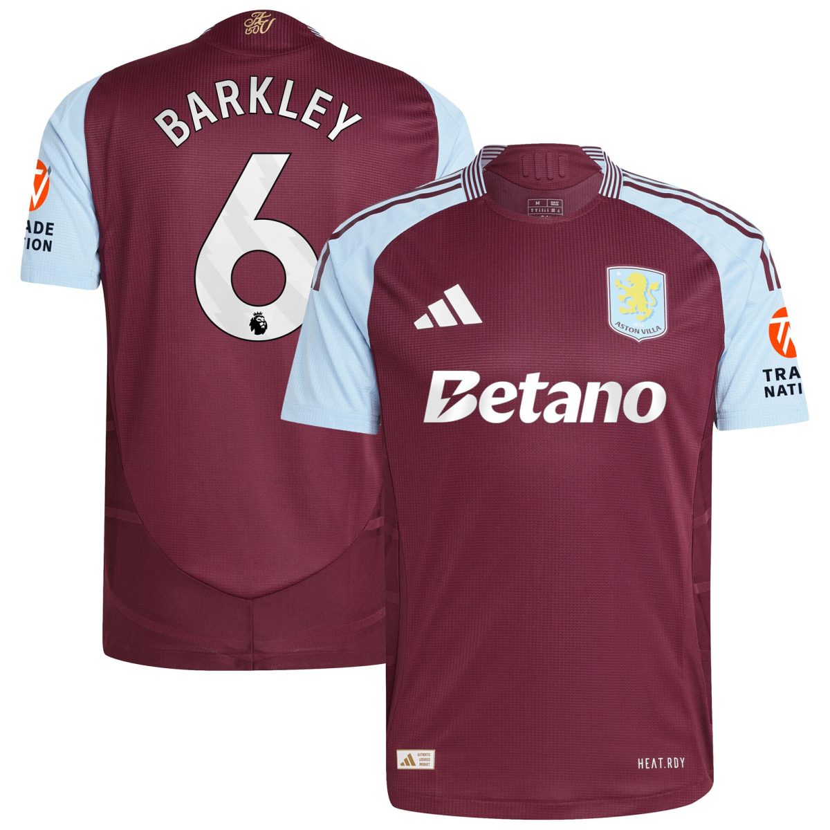 aston villa adidas home authentic shirt 2024-25 with barkley 6 printing Collection | Aston Villa Football Kits and Shirts