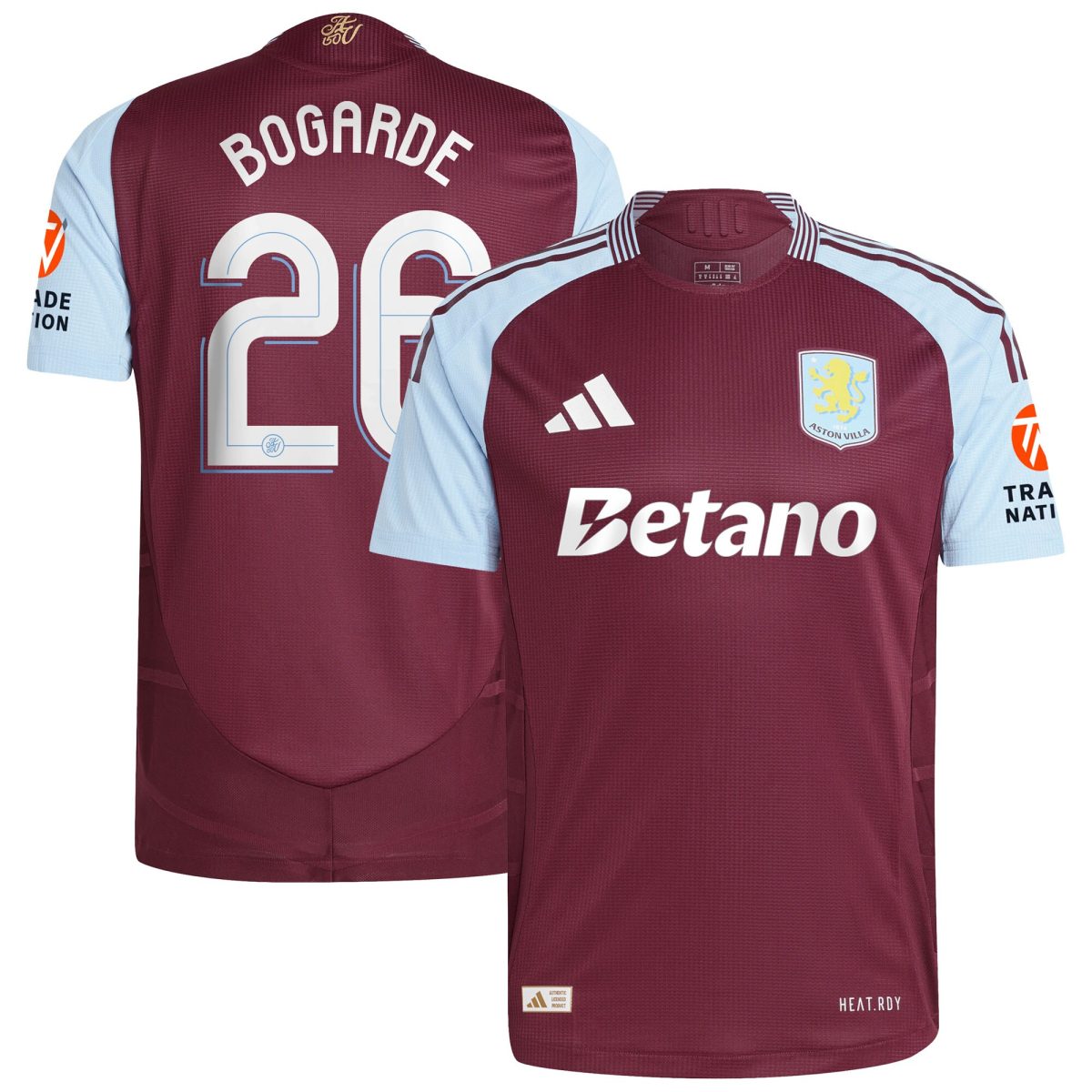 aston villa adidas home authentic shirt 2024-25 with bogarde 26 cup printing Collection | Aston Villa Football Kits and Shirts