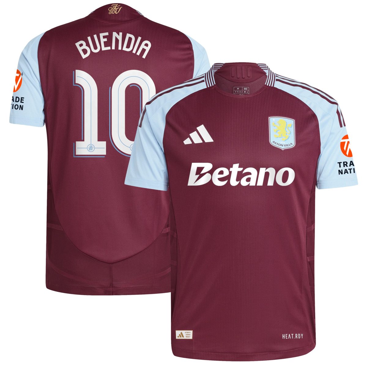 aston villa adidas home authentic shirt 2024-25 with buendia 10 cup printing Collection | Aston Villa Football Kits and Shirts