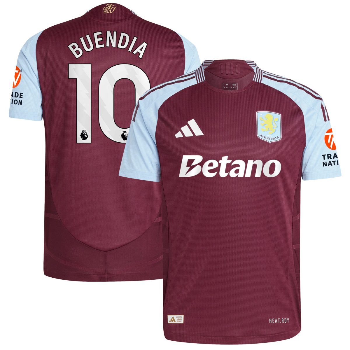 aston villa adidas home authentic shirt 2024-25 with buendia 10 printing Collection | Aston Villa Football Kits and Shirts
