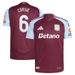 aston villa adidas home authentic shirt 2024-25 with corsie 6 cup printing Collection | Aston Villa Football Kits and Shirts