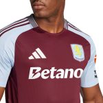 aston villa adidas home authentic shirt 2024-25 with custom printing Collection | Aston Villa Football Kits and Shirts