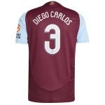 aston villa adidas home authentic shirt 2024-25 with diego carlos 3 cup printing Collection | Aston Villa Football Kits and Shirts