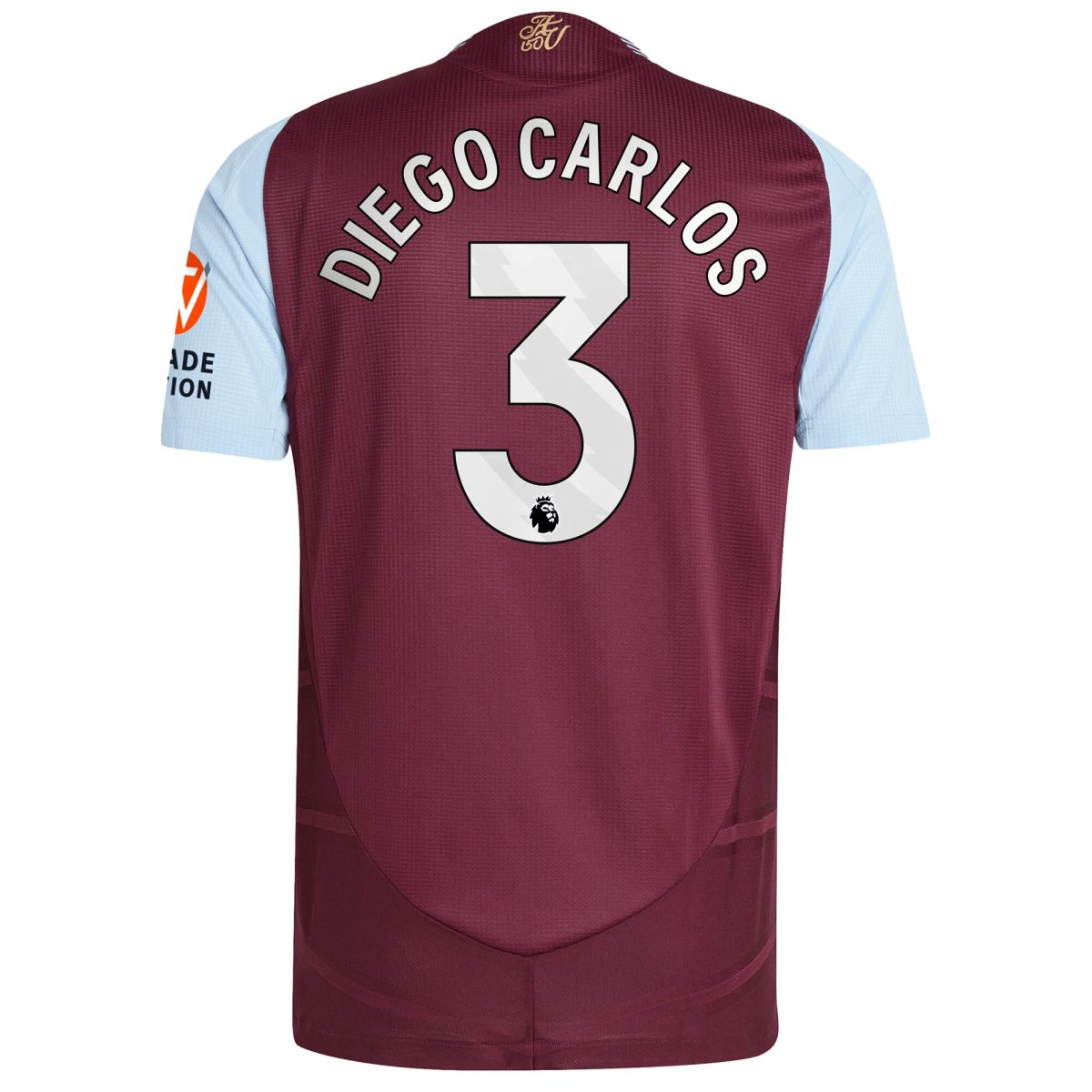 aston villa adidas home authentic shirt 2024-25 with diego carlos 3 printing Collection | Aston Villa Football Kits and Shirts