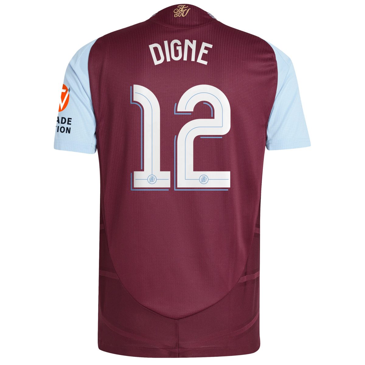 aston villa adidas home authentic shirt 2024-25 with digne 12 cup printing Collection | Aston Villa Football Kits and Shirts