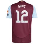 aston villa adidas home authentic shirt 2024-25 with digne 12 cup printing Collection | Aston Villa Football Kits and Shirts