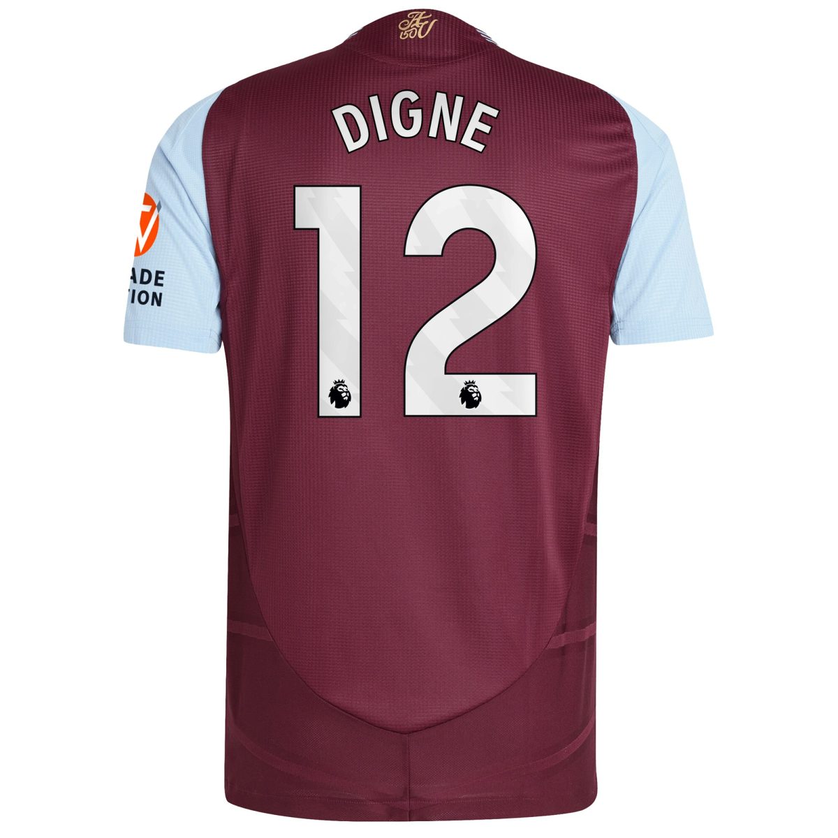 aston villa adidas home authentic shirt 2024-25 with digne 12 printing Collection | Aston Villa Football Kits and Shirts