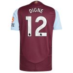 aston villa adidas home authentic shirt 2024-25 with digne 12 printing Collection | Aston Villa Football Kits and Shirts