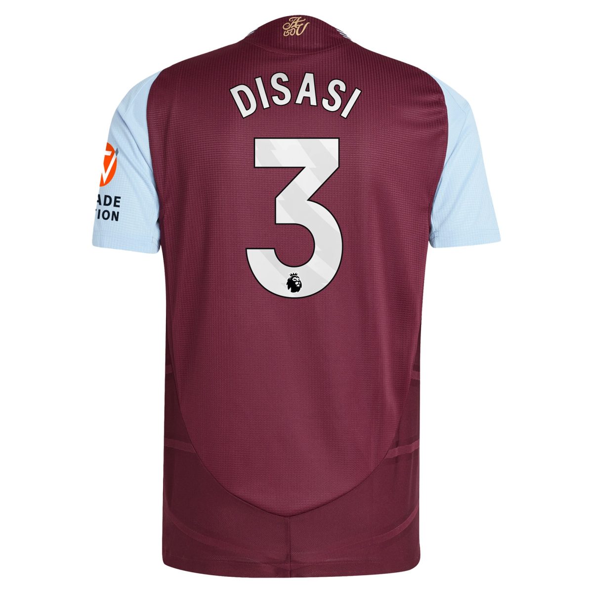 aston villa adidas home authentic shirt 2024-25 with disasi 3 printing Collection | Aston Villa Football Kits and Shirts