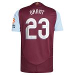 aston villa adidas home authentic shirt 2024-25 with grant 23 cup printing Collection | Aston Villa Football Kits and Shirts