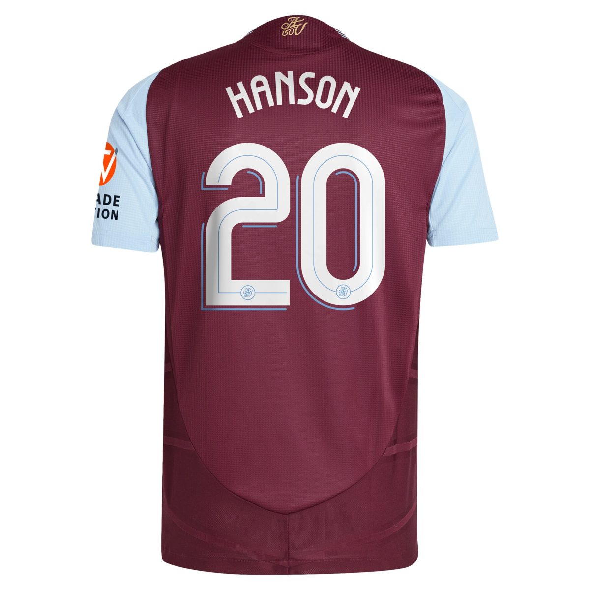 aston villa adidas home authentic shirt 2024-25 with hanson 20 cup printing Collection | Aston Villa Football Kits and Shirts